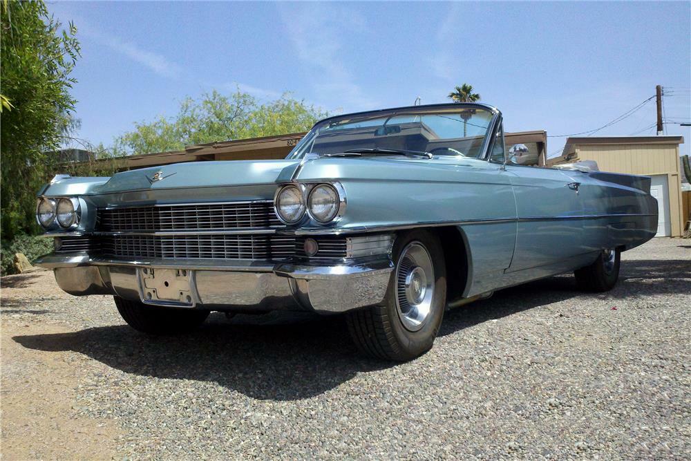 1963 CADILLAC SERIES 62 CONVERTIBLE - Front 3/4 - 188147