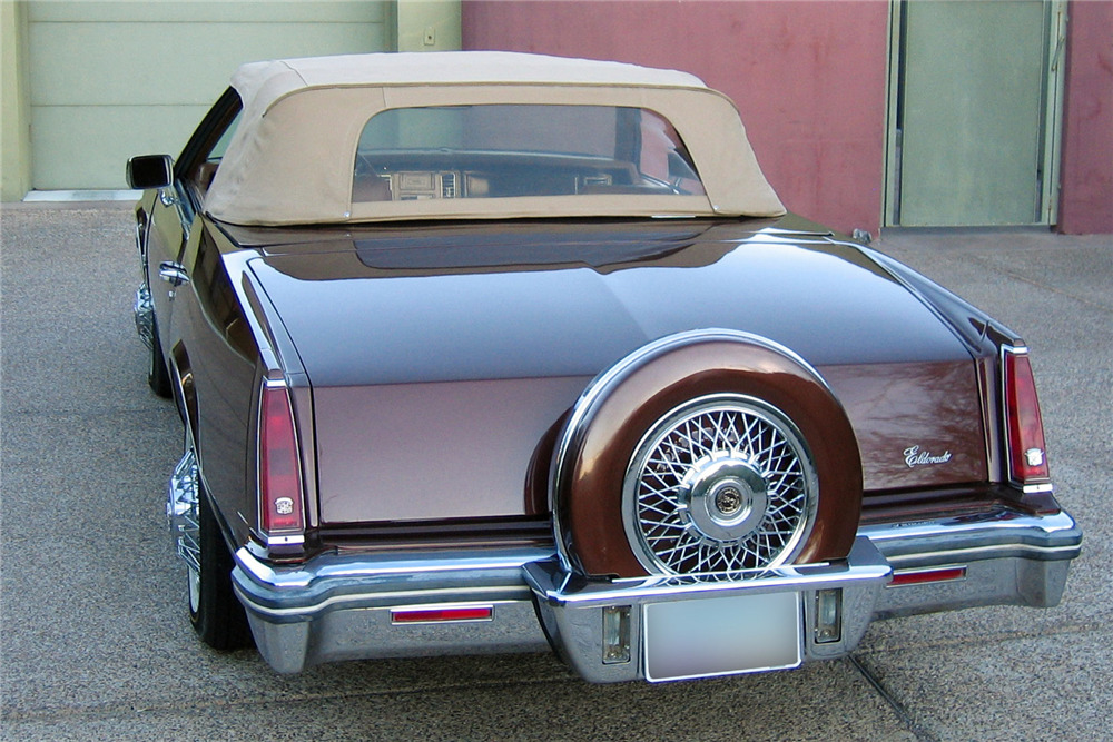 1979 CADILLAC ELDORADO CUSTOM CONVERTIBLE - Rear 3/4 - 188482