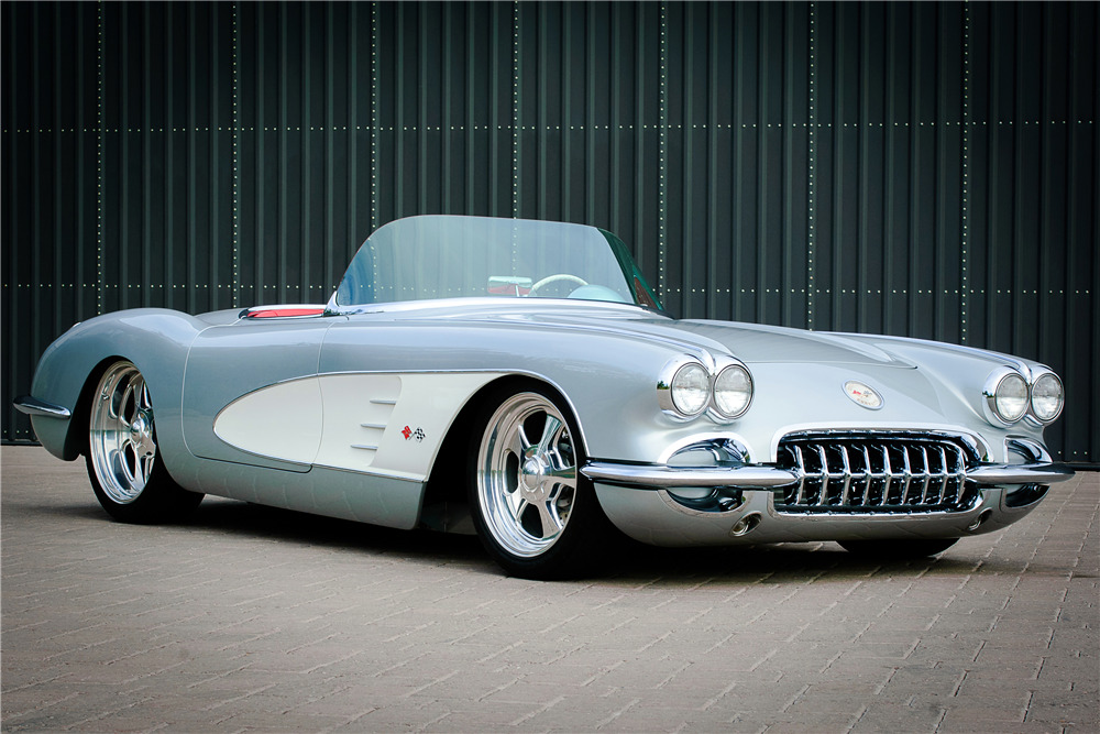 1960 CHEVROLET CORVETTE CUSTOM TOPLESS ROADSTER - Front 3/4 - 188532
