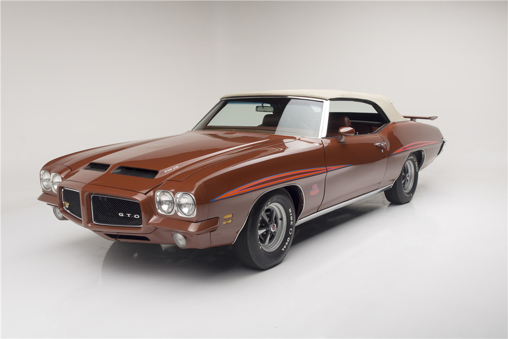 1971 PONTIAC GTO JUDGE CONVERTIBLE - Front 3/4 - 188605