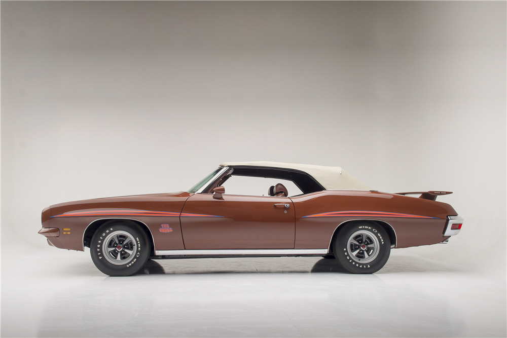 1971 PONTIAC GTO JUDGE CONVERTIBLE - Side Profile - 188605