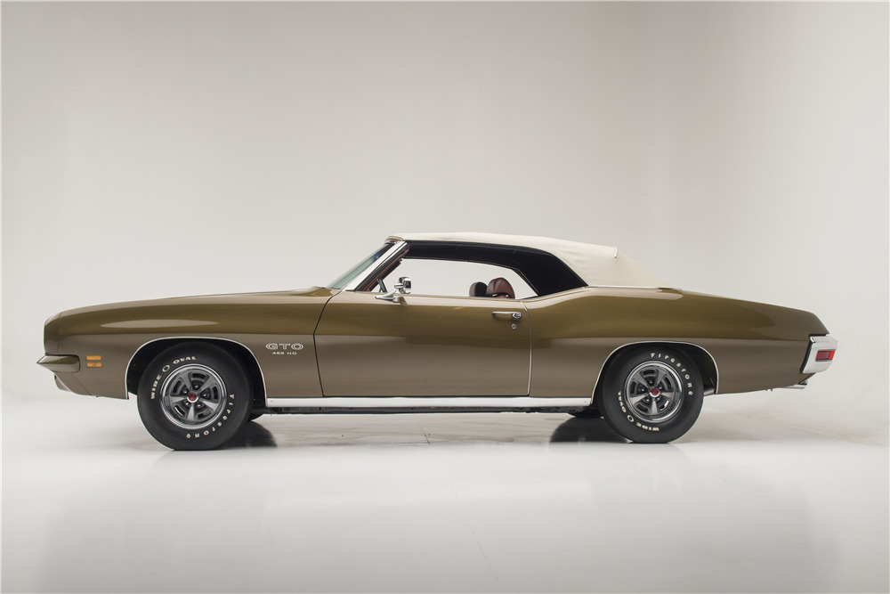 1971 PONTIAC GTO CONVERTIBLE - Side Profile - 188606
