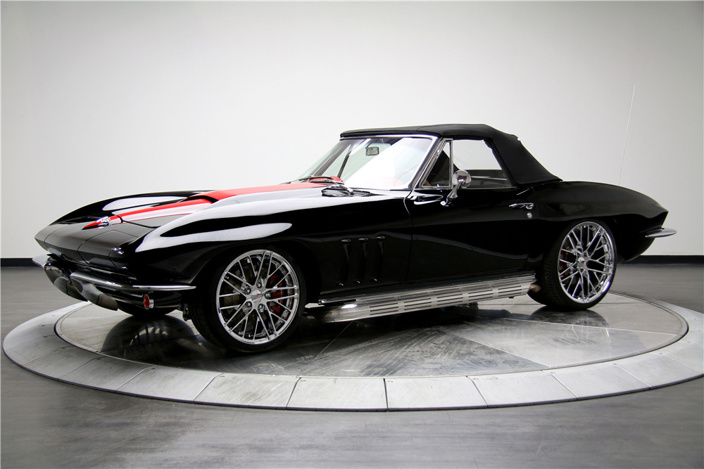 1966 CHEVROLET CORVETTE CUSTOM CONVERTIBLE - Front 3/4 - 188616