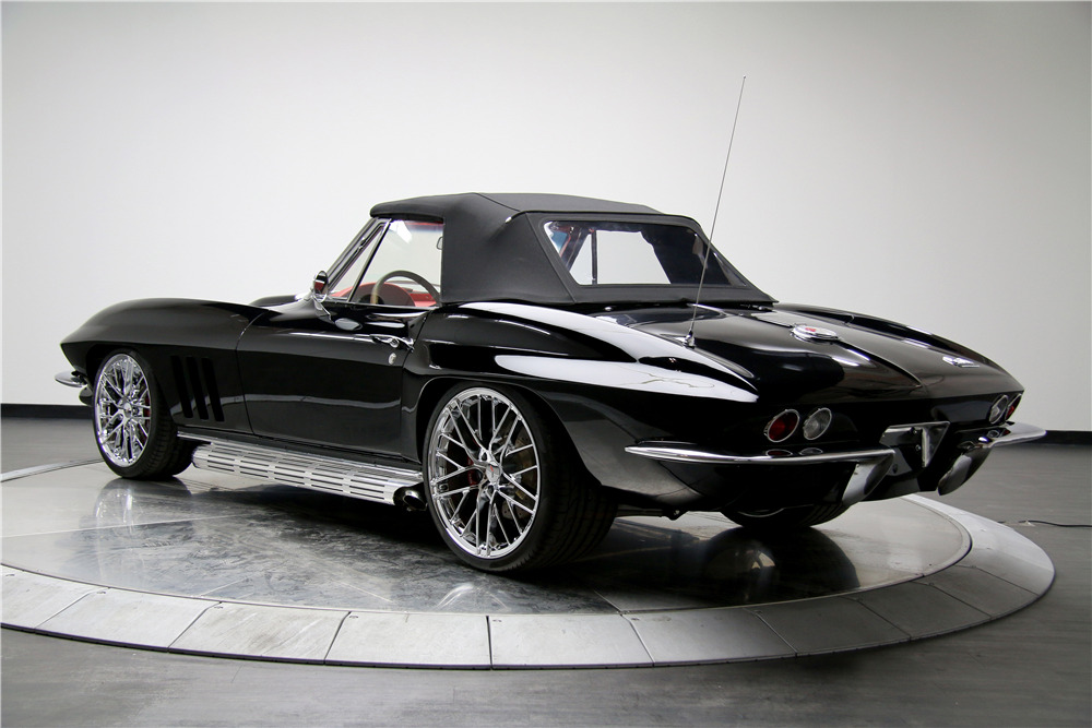 1966 CHEVROLET CORVETTE CUSTOM CONVERTIBLE - Rear 3/4 - 188616