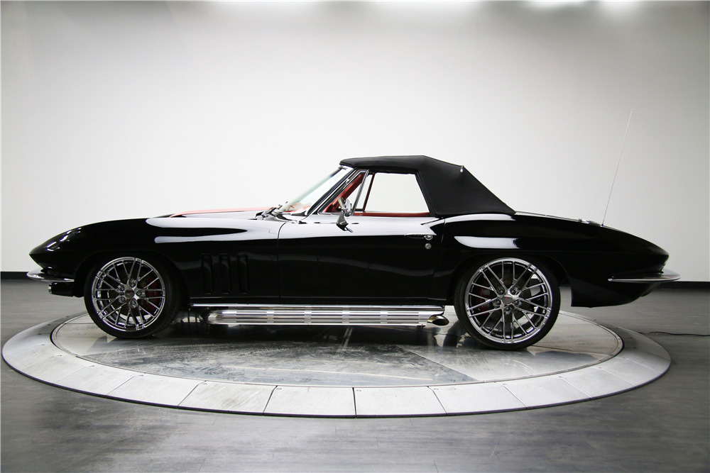 1966 CHEVROLET CORVETTE CUSTOM CONVERTIBLE - Side Profile - 188616