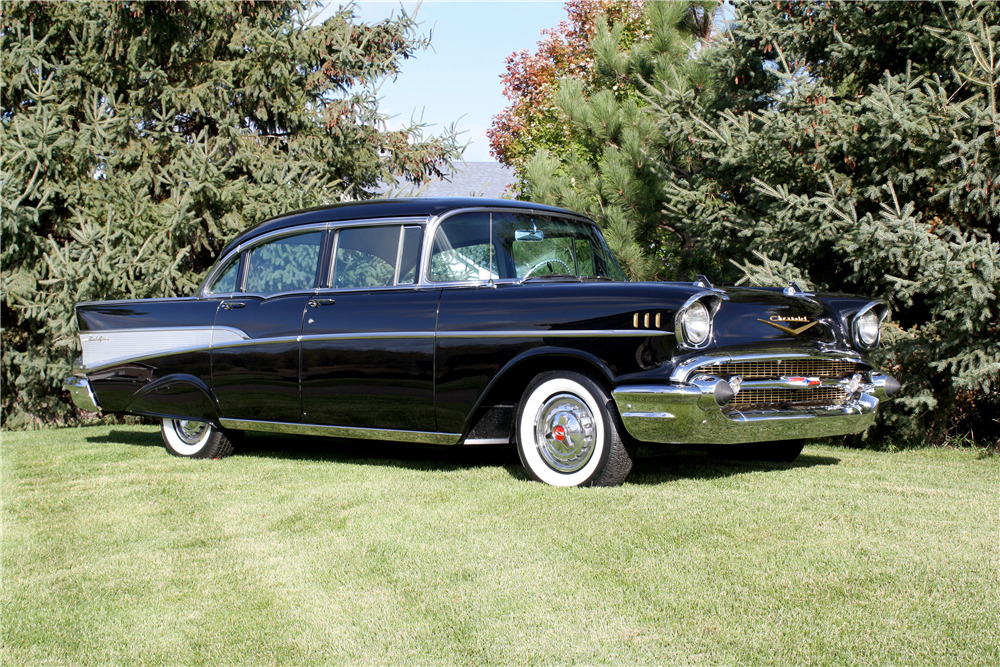 1957 Chevrolet Bel Air 4 Door Post