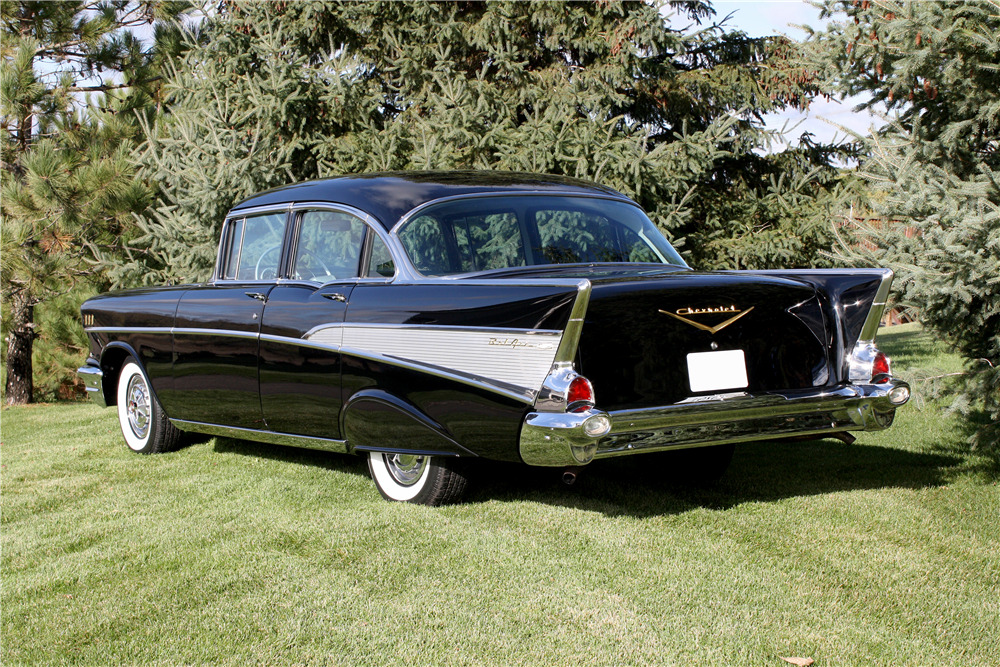1957 Chevrolet Bel Air 4 Door Post