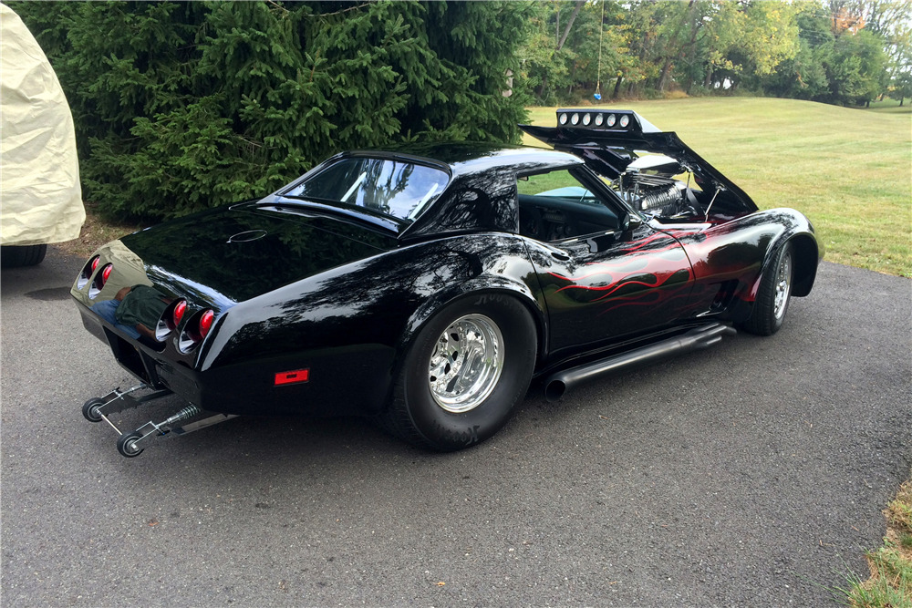 1970 CHEVROLET CORVETTE CUSTOM CONVERTIBLE - Rear 3/4 - 188663