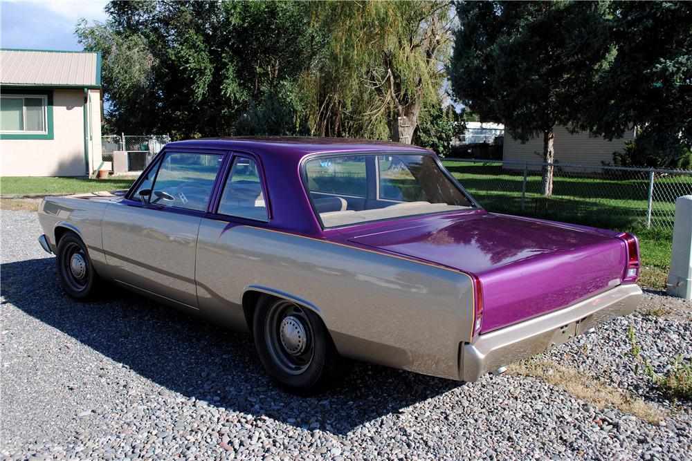 1967 PLYMOUTH VALIANT CUSTOM COUPE - Rear 3/4 - 188683