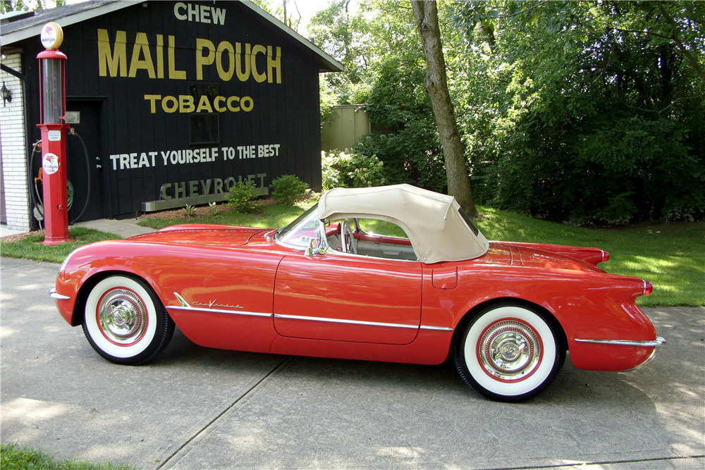 1955 CHEVROLET CORVETTE 265/195 CONVERTIBLE - Front 3/4 - 188813