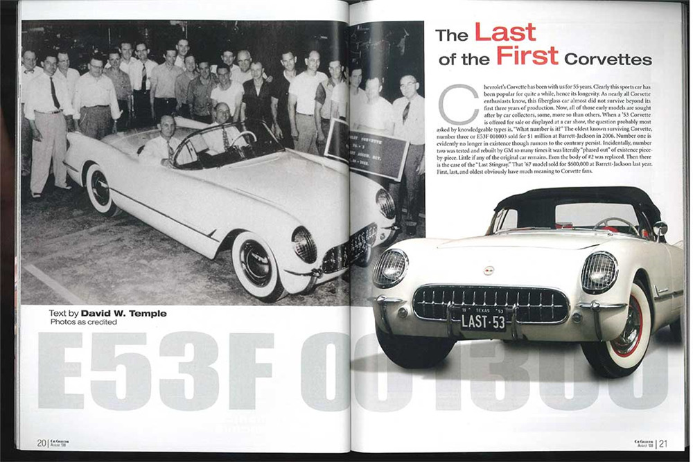 1953 CHEVROLET CORVETTE CONVERTIBLE #300 - Misc 10 - 188818