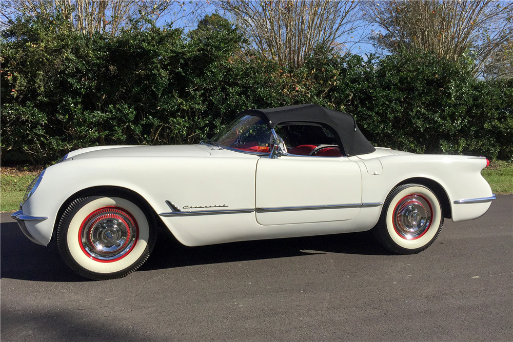 1953 CHEVROLET CORVETTE CONVERTIBLE #300 - Side Profile - 188818