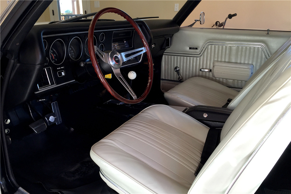 1970 CHEVROLET CHEVELLE SS 396 CONVERTIBLE - Interior - 188830