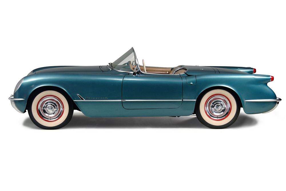 1954 CHEVROLET CORVETTE CONVERTIBLE - Side Profile - 188880