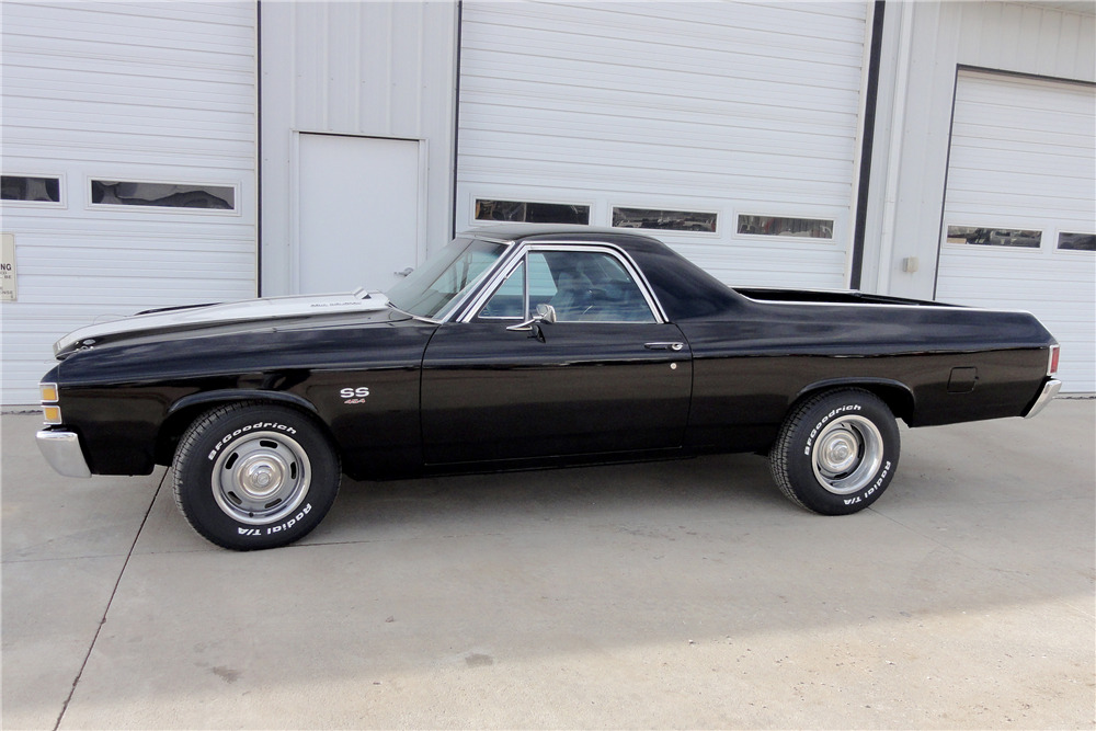 1971 CHEVROLET EL CAMINO PICKUP - Side Profile - 188937