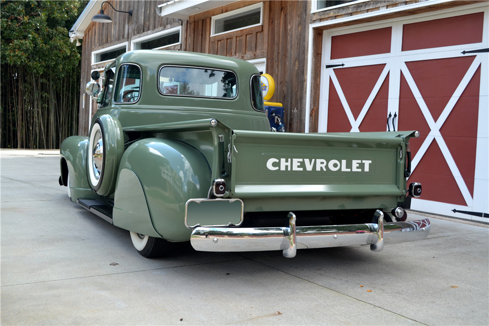 1951 CHEVROLET 3100 CUSTOM PICKUP - Rear 3/4 - 188958