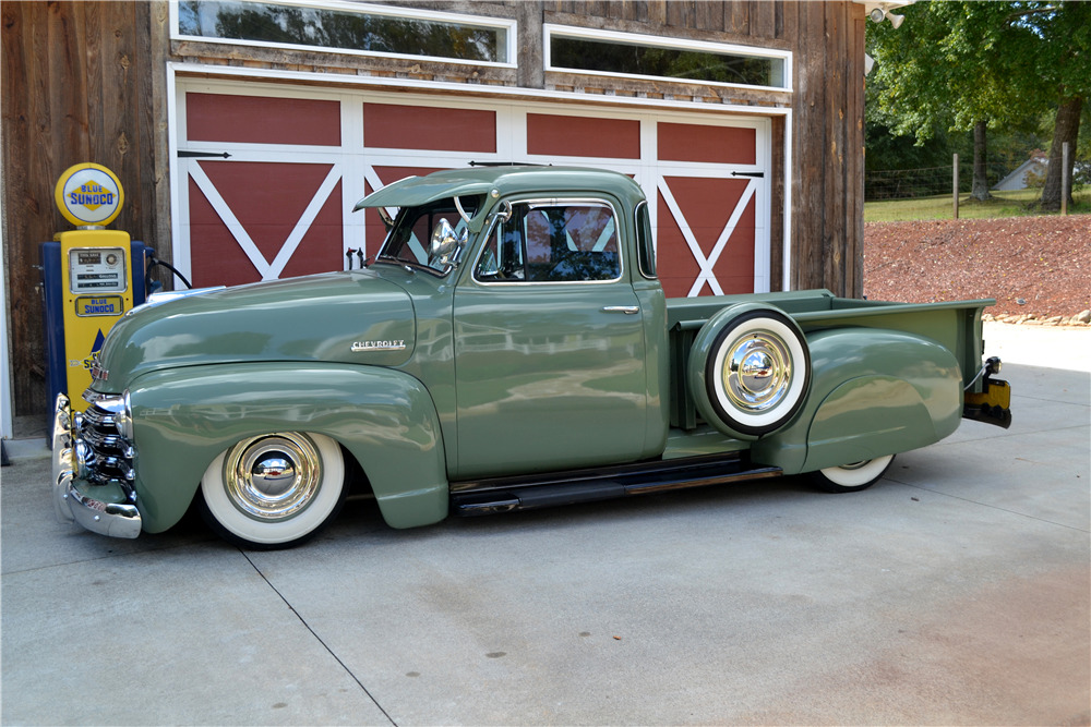 1951 CHEVROLET 3100 CUSTOM PICKUP - Side Profile - 188958