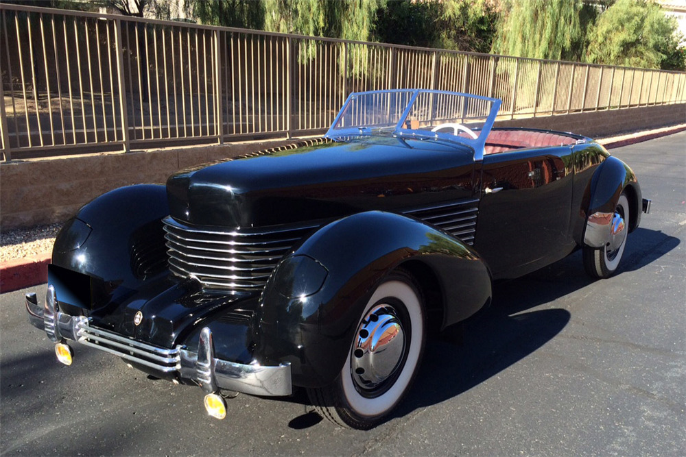 1937 Cord 812 Phaeton V8 Convertible 1937 Cord 812 Phaeton V8 Convertible Front 3 4 188984