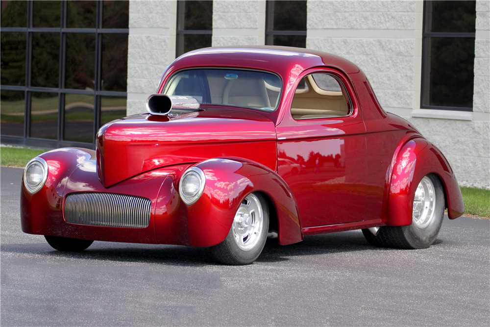 1941 WILLYS AMERICAR CUSTOM COUPE - Front 3/4 - 189012