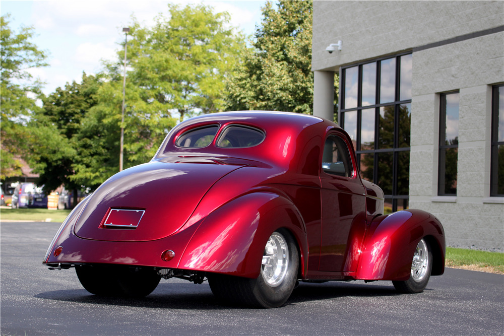 1941 WILLYS AMERICAR CUSTOM COUPE - Rear 3/4 - 189012