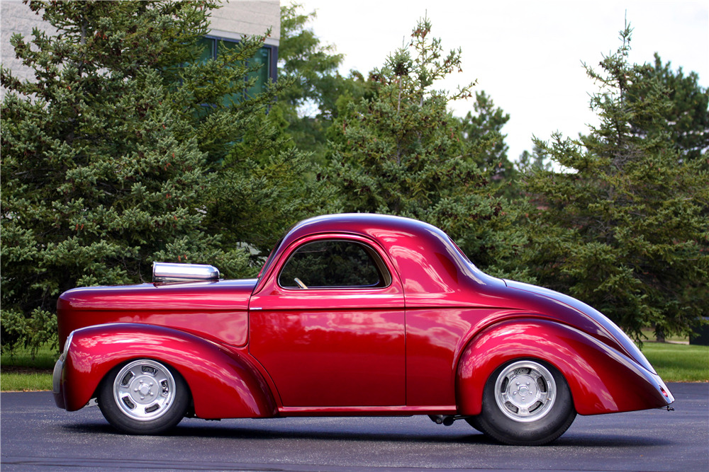 1941 WILLYS AMERICAR CUSTOM COUPE - Side Profile - 189012