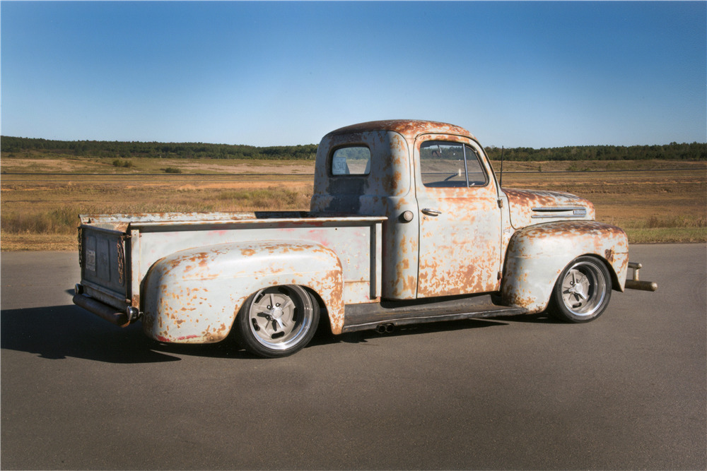 1950 FORD F-1 CUSTOM PICKUP - Rear 3/4 - 189015