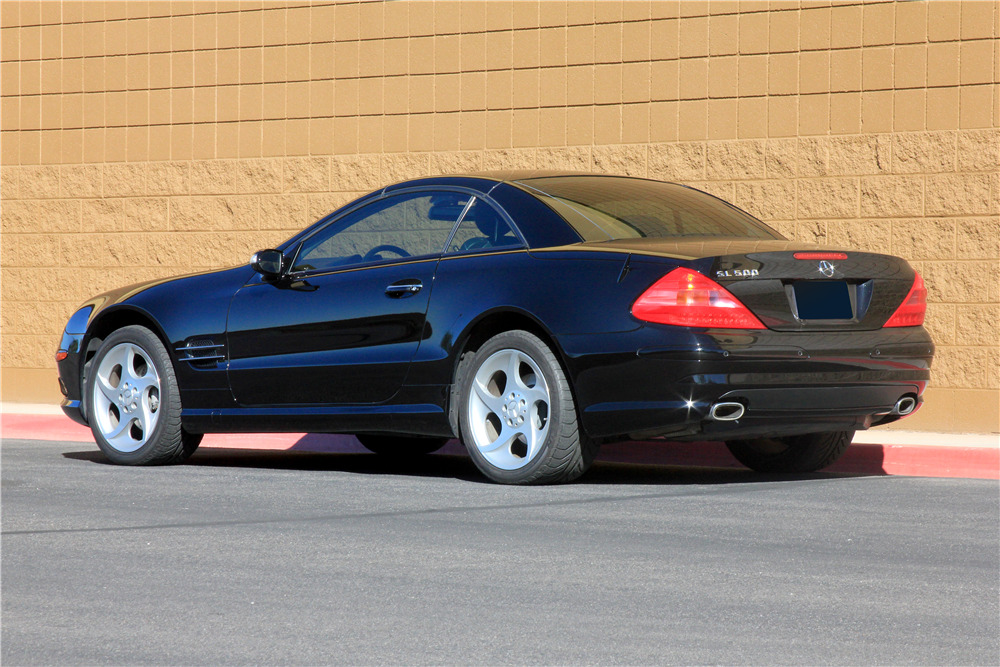 2005 MERCEDES-BENZ SL500 CONVERTIBLE - Rear 3/4 - 189186