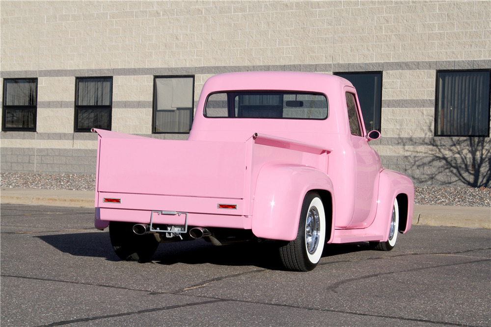 1953 FORD F-100 CUSTOM PICKUP - Rear 3/4 - 189232