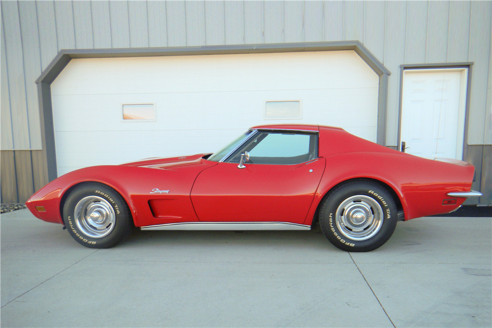 1973 CHEVROLET CORVETTE 454 - Side Profile - 189283