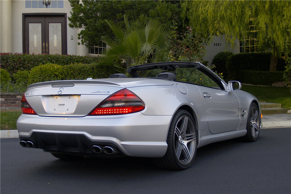 2009 MERCEDES-BENZ SL63 CONVERTIBLE - Rear 3/4 - 189465