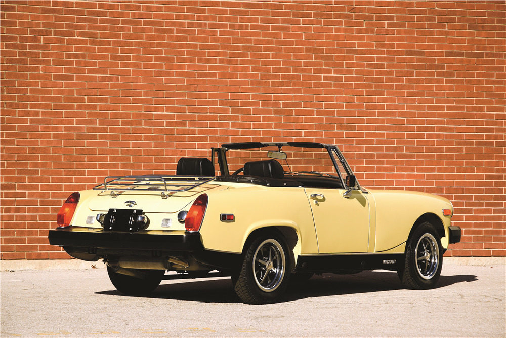 Mg Midget Rear 1976 MG MIDGET CONVERTIBLE - Rear 3/4 - 189583