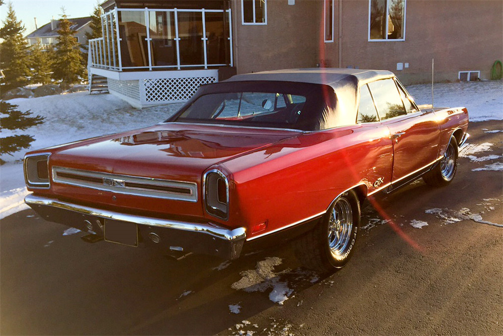 1969 PLYMOUTH GTX CONVERTIBLE - Rear 3/4 - 189699
