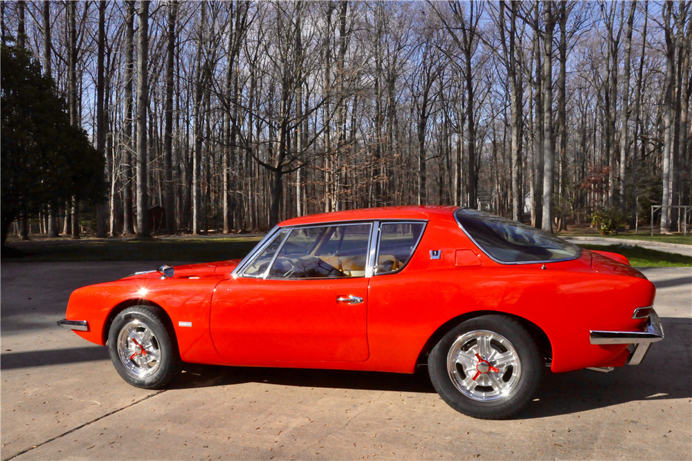 1963 STUDEBAKER AVANTI CUSTOM COUPE - Side Profile - 189719
