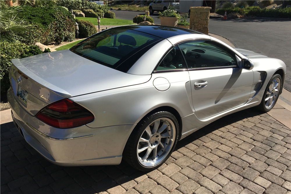 2003 MERCEDES-BENZ SL55 CONVERTIBLE - Rear 3/4 - 189796