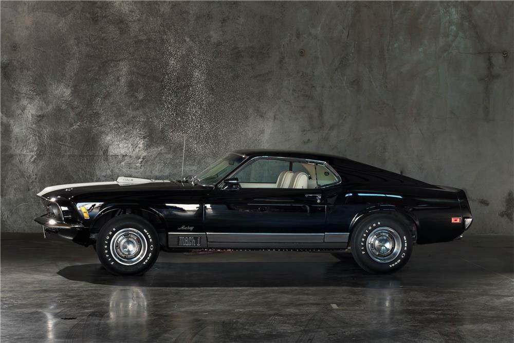 1970 FORD MUSTANG MACH 1 FASTBACK - Side Profile - 189901