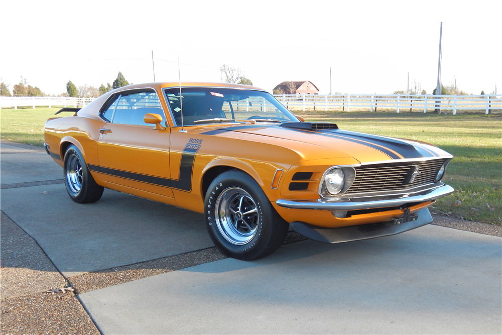 1970 FORD MUSTANG BOSS 302 FASTBACK - Front 3/4 - 189981