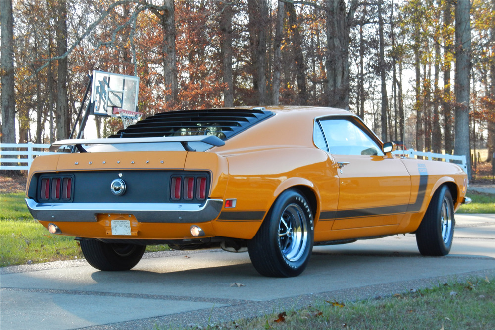 1970 FORD MUSTANG BOSS 302 FASTBACK - Rear 3/4 - 189981