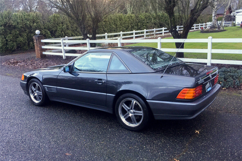 1991 MERCEDES-BENZ 500SL ROADSTER - Rear 3/4 - 190078