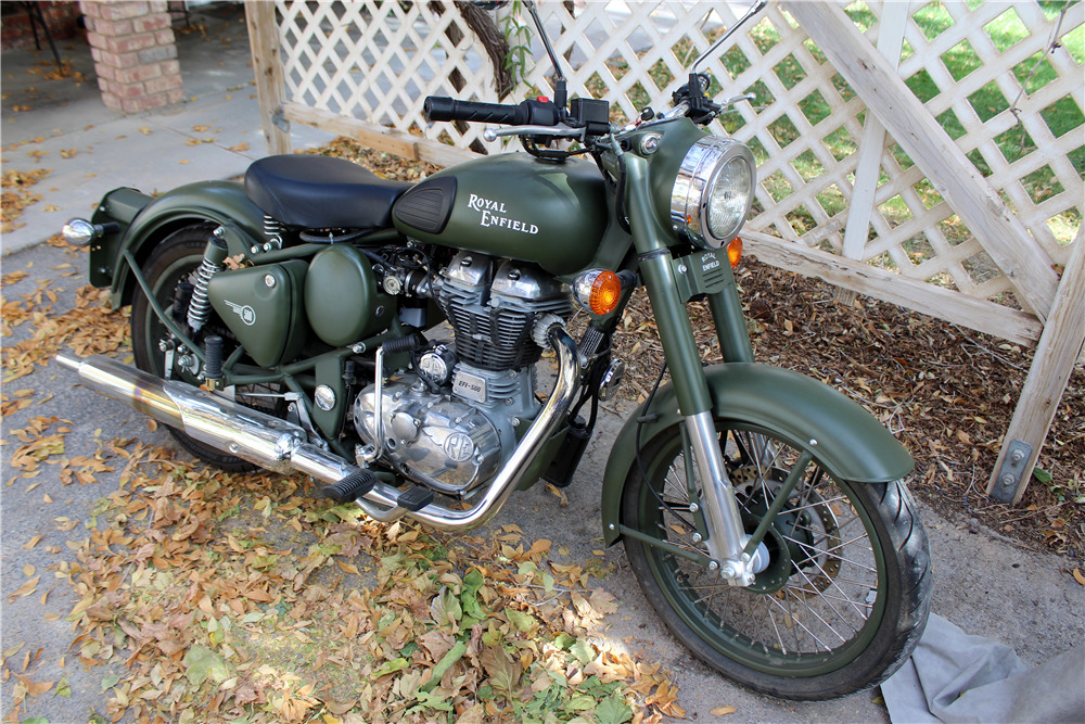 2012 ROYAL ENFIELD C5 MOTORCYCLE - Front 3/4 - 190080
