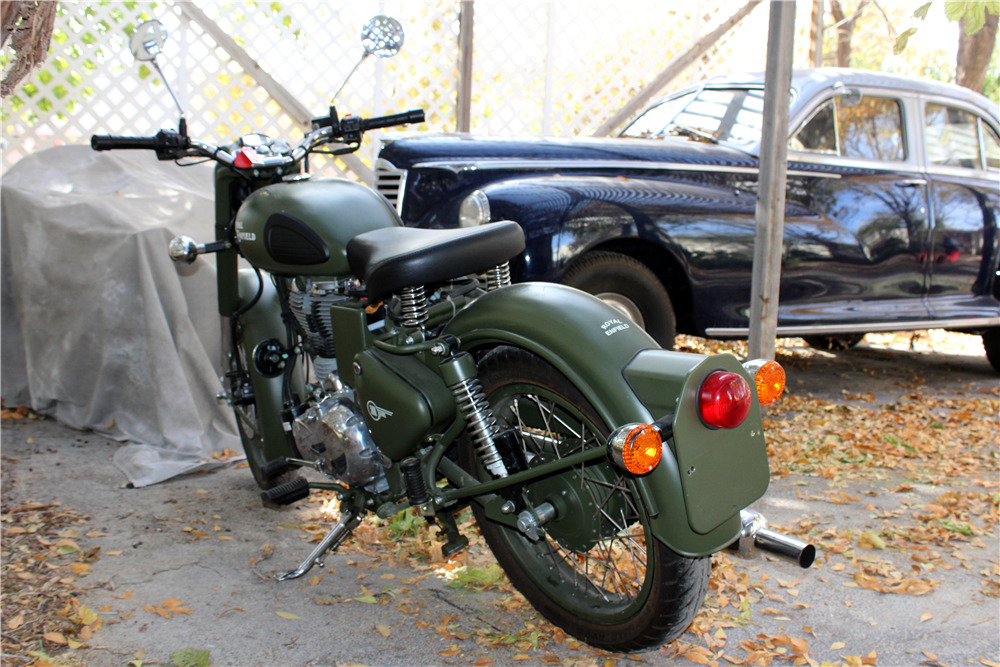 2012 ROYAL ENFIELD C5 MOTORCYCLE - Rear 3/4 - 190080
