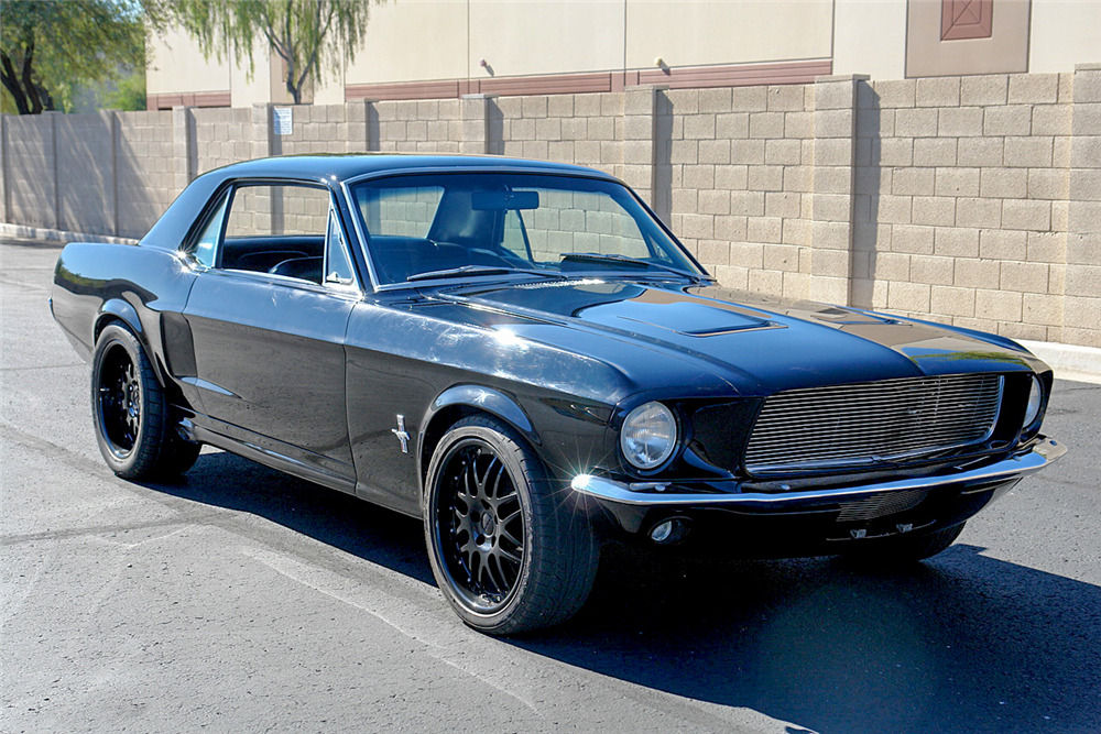 1968 FORD MUSTANG CUSTOM COUPE - Front 3/4 - 190189.