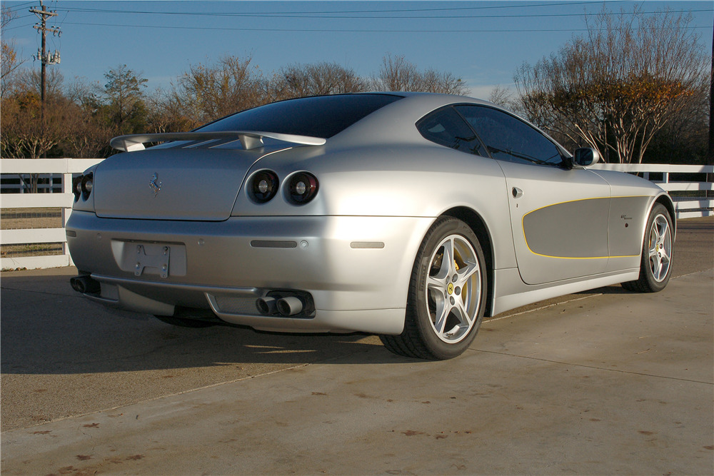 2005 FERRARI 612 SCAGLIETTI F-1 - Rear 3/4 - 190238