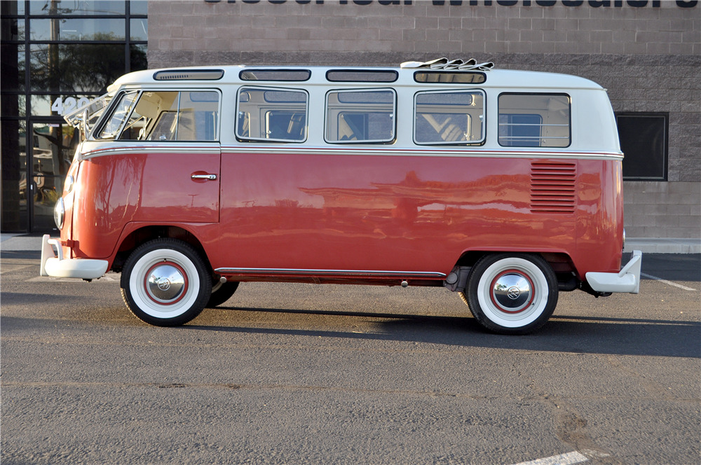 1966 VOLKSWAGEN 21-WINDOW SAMBA BUS - Side Profile - 190501