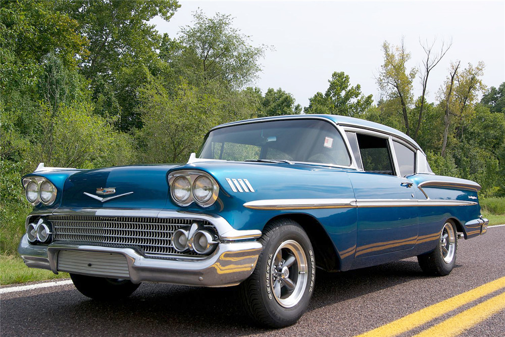 1958 CHEVROLET BEL AIR  - Front 3/4 - 191135