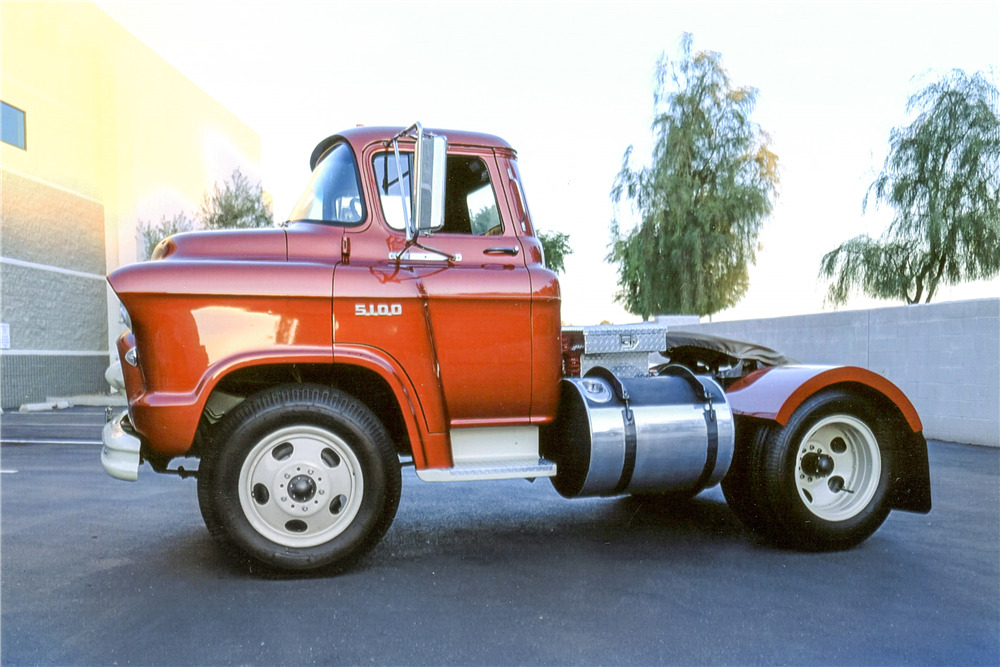 1955 CHEVROLET 5100 CUSTOM TRUCK - Side Profile - 191169