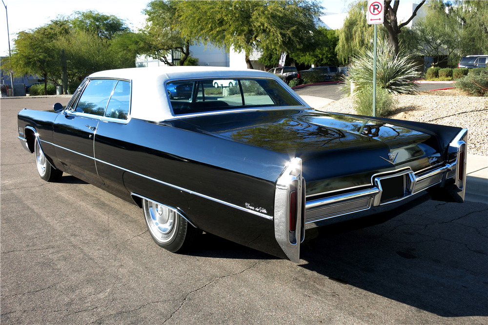 1966 CADILLAC DE VILLE - Rear 3/4 - 191284