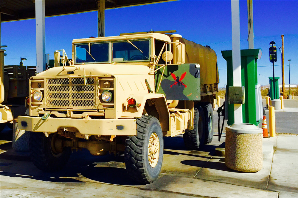 1990 BMY HASCO M923A2 TACTICAL CARGO TRUCK - Front 3/4 - 191287