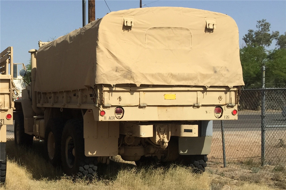 1990 BMY HASCO M923A2 TACTICAL CARGO TRUCK - Rear 3/4 - 191287