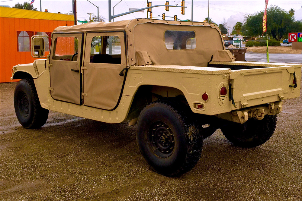 1991 AM GENERAL M998 CUSTOM 4-DOOR - Rear 3/4 - 191288