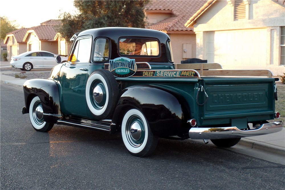 1954 CHEVROLET 3100 PICKUP - Rear 3/4 - 193974